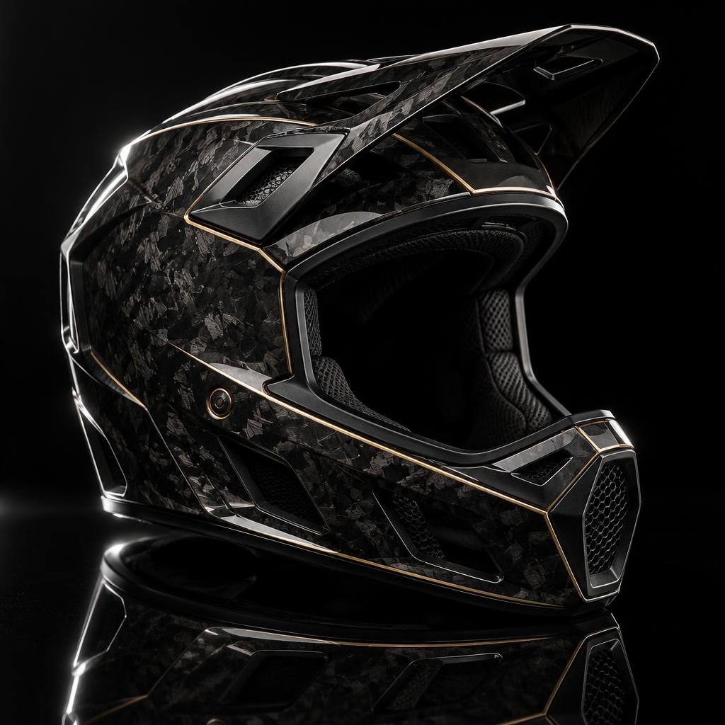 Carbon Fullface Helm — Limited